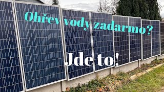 Solární panely na ohřev vody a další informace o fotovoltaice [upl. by Luciano967]