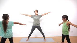 Yoga For Stress Relief  20 Minute Kids Yoga Class with Yoga Ed  Ages 910 [upl. by Shermie39]