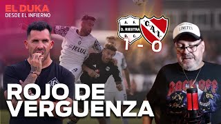 ¡ROJO DE VERGÜENZA  Riestra vs Independiente 10  ELDUKA [upl. by Sheila]