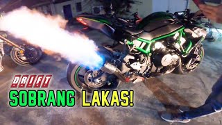 BAGONG TAMBUCHO DRIFT XAUST SOUND CHECK  Kawasaki Z H2 [upl. by Ragas]