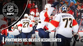 Florida Panthers vs New Jersey Devils  Full Game Highlights [upl. by Idou150]