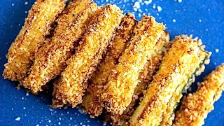 Crispy Italian Air Fried Zucchini Sticks  Air Fried Zucchini Fries [upl. by Treulich]