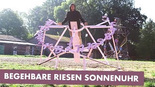 Größte SONNENUHR der Welt  bauen  Kliemannsland [upl. by Esilana783]