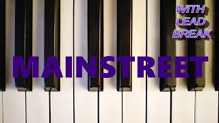 MAINSTREET  BOB SEGER  PIANO TUTORIAL Cover Song [upl. by Anesusa]