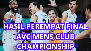 Hasil Volleyball AVC Mens Club Championship Pertandingan Bola Voli Jakarta Bhayangkara vs Al Rayyan [upl. by Jen]