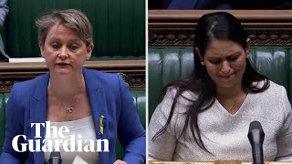 Unethical and extortionate Yvette Cooper challenges Priti Patel on Rwanda asylum plan [upl. by Boony]