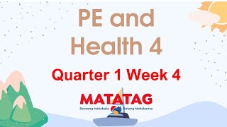 GRADE 4 MATATAG PE amp Health QUARTER 1 WEEK 4 [upl. by Zamir265]