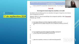 CLASE METODOLOGÍA DE INVESTIGACIÓN SOCIAL APLICADA A LA SEGURIDADHS [upl. by Annaierb]