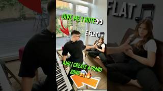 Make a PIANO SONG in less than 1 MINUTE👀🎹 piano music reaction pianochallenge pianomusic [upl. by Giddings]