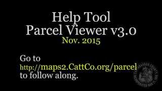 Help Tool  Cattaraugus County Parcel Viewer v30 [upl. by Buffum]