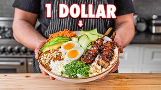 The 1 Dollar Healthy Rice Bowl [upl. by Hayimas422]