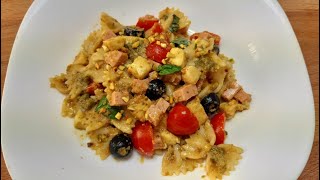 INSALATA DI PASTA SFIZIOSA  ricca di gusto  fresca e si prepara in poco tempo [upl. by Nohpets]