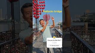 APT dance challenge in the Padlocks Bridge ❤️ [upl. by Gerrit]