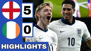 England vs Ireland 50  All Goals amp Highlights  Nations League 2024  Walid Elwow [upl. by Hamilton]