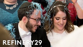 The Deep Meaning Behind An Orthodox Jewish Wedding  World Wide Wed  Refinery29 [upl. by Goldy404]