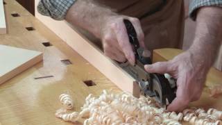 Frank Klausz Makes Halflap Joinery with a Filister Plane [upl. by Annotahs]