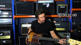 SQUIER PBASS FRETLESS  60 SECOND REVIEW [upl. by Axela]