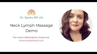 Neck Lymph Massage [upl. by Harmon668]