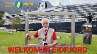 video Noorwegen Eidfjord cruise vakantie met de ms Rotterdam  Captain Cruise online beste priis [upl. by Rosane592]