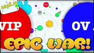 CRAZIEST CLAN WAR EVER  AGARIO HIGH SCORE Agario Gameplay [upl. by Kellda400]