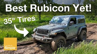 2024 Jeep Wrangler Rubicon X 2Door Off Road Review  35quot Tire Package [upl. by Damita]