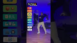 No pole  Dancechallenge 🔥 dance foryou tutorial [upl. by Kirschner]