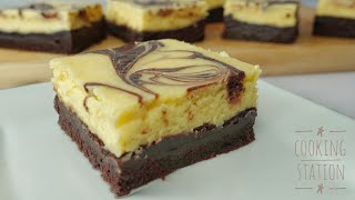 Cream Cheese Brownies Recipe  How to Make Brownie swirl cheesecake recipe [upl. by Izzy]