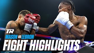 Abdullah Mason Delivers Sensational Stoppage In Newark  FIGHT HIGHLIGHTS [upl. by Asp]