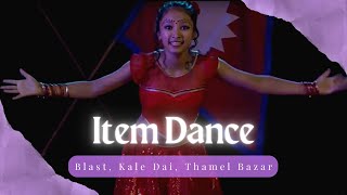 Blast  kale Dai  Thamel Bazar  Nepali dance by Grishma Tamang [upl. by Ainnek]