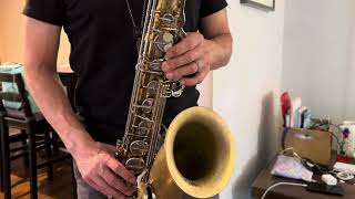 94xxx Selmer Mark VI Tenor Saxophone Demo wwwdcsaxcom [upl. by Broome]