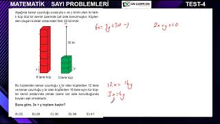 Sayı Problemleri Test 4 Soru 4 [upl. by Egrog]