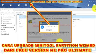 TERNYATA MUDAH Cara Upgrade Minitool Partition Wizard Free Ke Pro Version [upl. by Derrick]