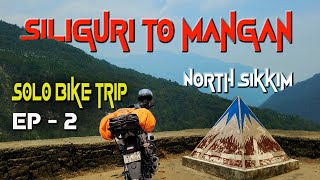 Siliguri to Mangan  Gurudongmar Lake Bike Ride  North Sikkim  Day 2 [upl. by Bradly]