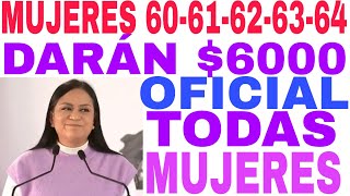 🎉SERÁN 6000 SORPRESA MUJERES 6061626364 CONFIRMADO ARIADNA MONTIEL REYES 🎉 [upl. by Ebeohp]