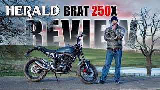 Herald Brat 250X 2022 Review Is it a Step Up From a 125cc Does it Compete With The Big Brands [upl. by Attecnoc638]