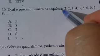 2 QUESTÕES DE CONCURSO MATEMÁTICA RESOLVIDA  PE Questões 30 e 31 [upl. by Sitto]