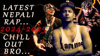 latest Most popular Nepali rap collection remix 2024 official rap [upl. by Camilia]