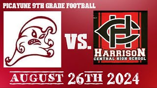 PICAYUNE 9TH GRADE FOOTBALL VS HARRISON CENTRAL 82624 [upl. by Amej894]