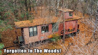 This Vintage 1940s Train Caboose Has Sat ABANDONED in the Forest for Over 30 Years [upl. by Barry485]