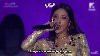 Türkçe Altyazılı GIDLE  SOYEON RAP  2018 MMA [upl. by Harobed]