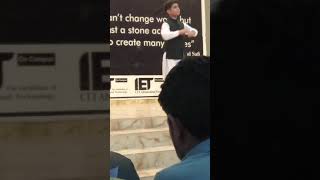 Hammad safi motivational speech comsats university [upl. by Aissirac]