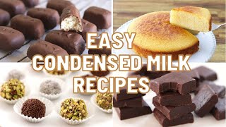 5 Easy Condensed Milk Recipes [upl. by Leesen263]