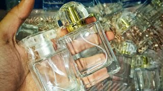 Empty 30ml amp 50ml Perfume Bottle  AVAILABLE in Retail and Wholesale  AlQuba Perfumery india [upl. by Netsruk]