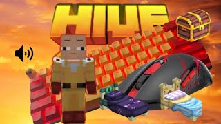 Hive treasure wars before it’s bedwars keyboard  mouse sounds [upl. by Bianka]