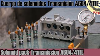 Transmision A604  41TE  Cuerpo de solenoides [upl. by Annaegroeg513]