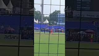 T20 Dpl Live match me aaya patang  log rahe Gaye tang  video hua viral [upl. by Yecram221]