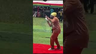 Ghanaian musician Blakk Rasta performed an acapella addressed to the president in his presence [upl. by Latnahc]