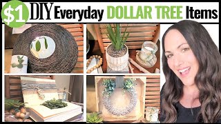 DIY 💲1  EVERYDAY  DOLLAR TREE items to create HIGHEND home decor  DOLLAR TREE Home DIYs 2021 [upl. by Inigo]