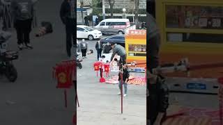 Acrobats training on the street [upl. by Erotavlas437]