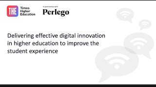 Delivering effective digital innovation in higher education to improve the student experience [upl. by Akins668]